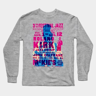 Roland Kirk tour poster Long Sleeve T-Shirt